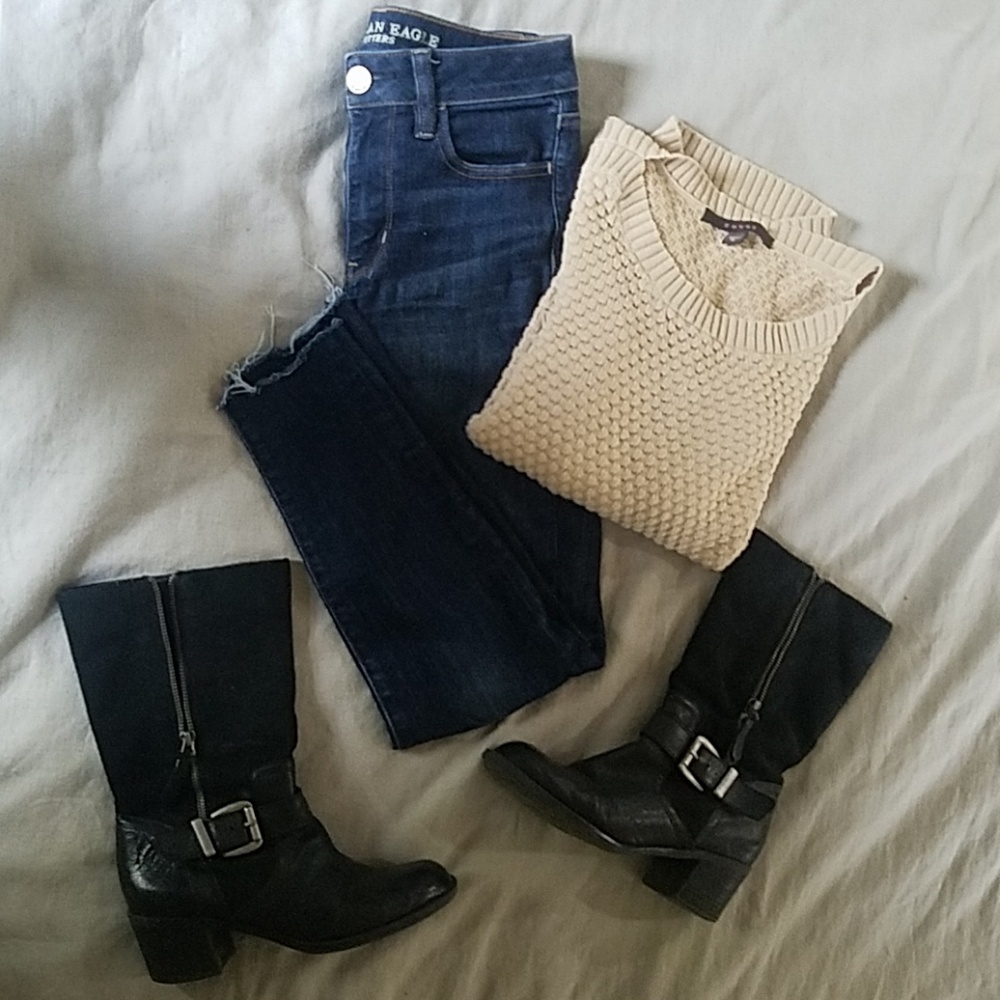 🍁🍂Franco Sarto moto boots🍂🍁